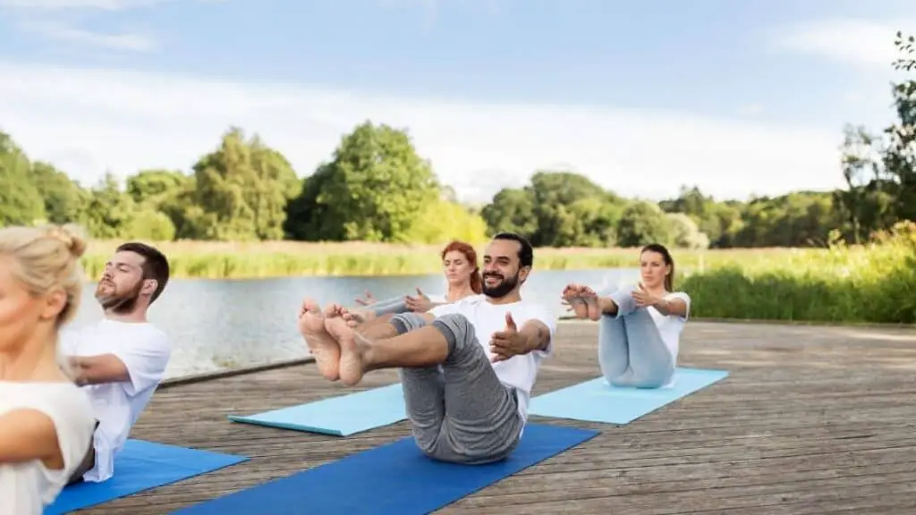 Yoga Boat Pose